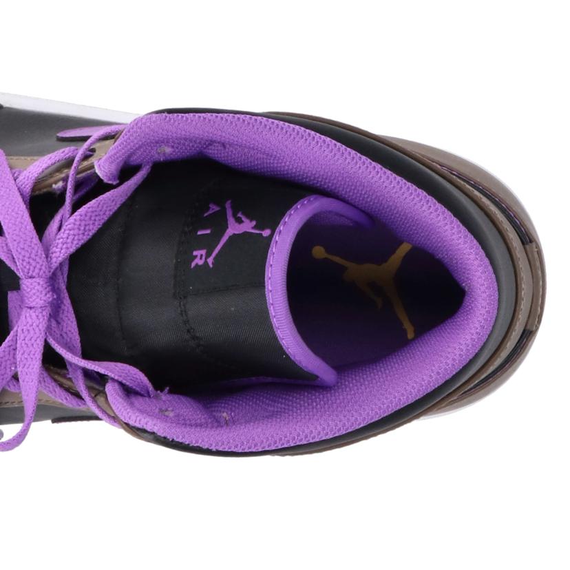 NIKE ナイキ/AIR JORDAN 1 MID 茶×紫/DQ8426-215//ABランク/42