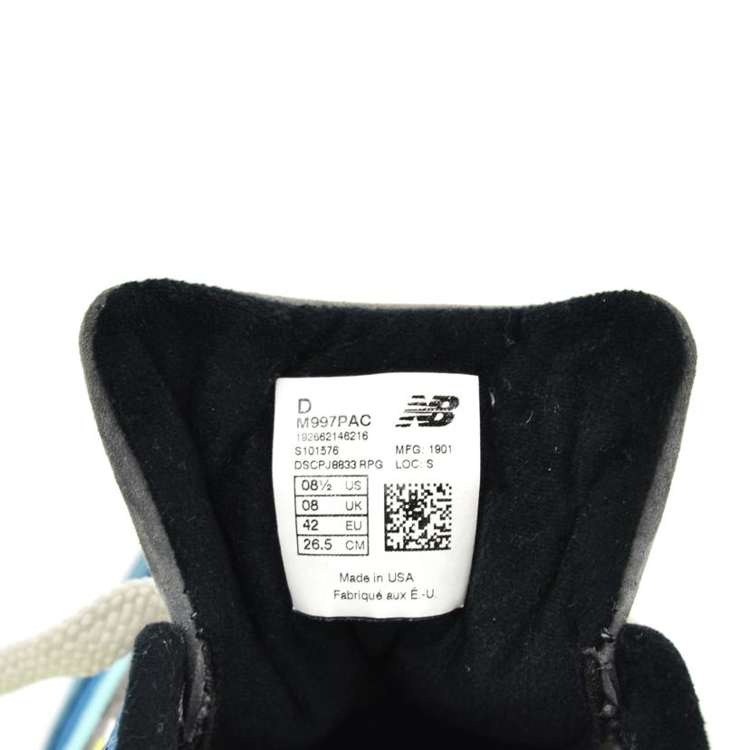 New balance ニューバランス/NB スニーカー ブルー スウェード/M997PAC//SAランク/75