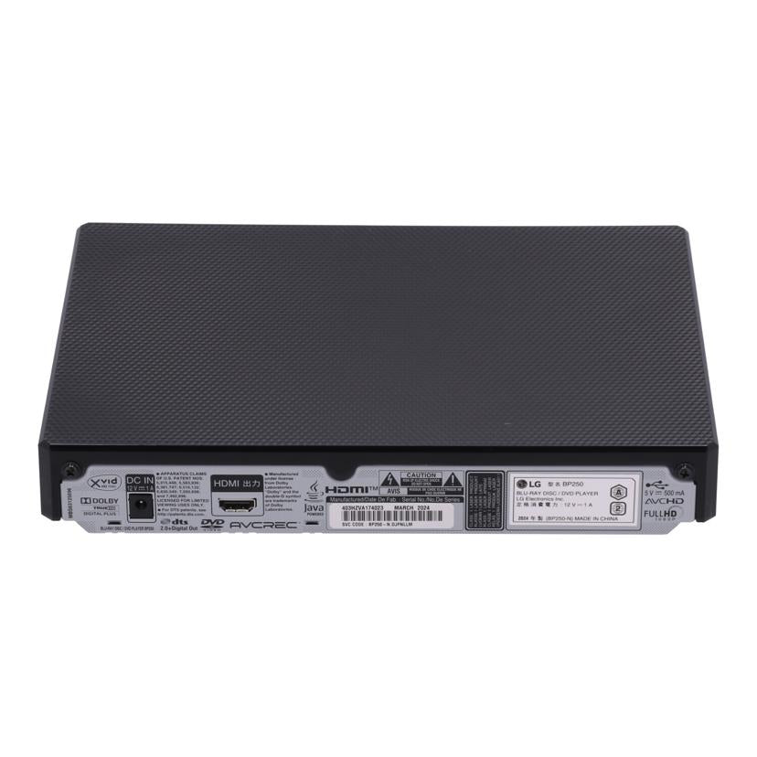LG Electronics LG電子 /BDプレーヤー/BP250//403HZVA174023/ABランク/84