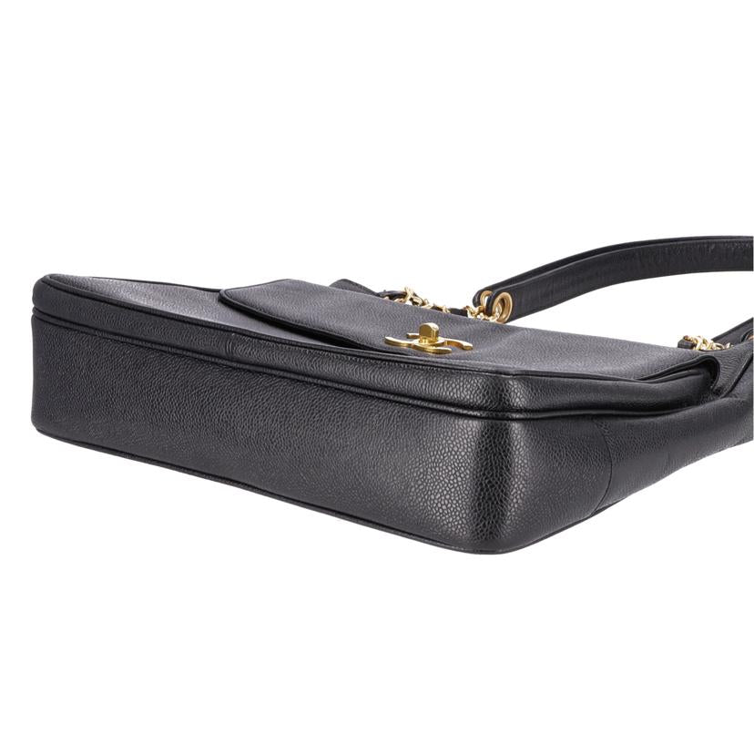 CANEL シャネル/ココマークチェーントートバッグ キャビアスキン/A03682//320****/ABランク/94