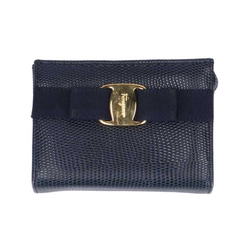 Ferragamo フェラガモ/ヴァラリボンレザーコインケース//223***/Bランク/19