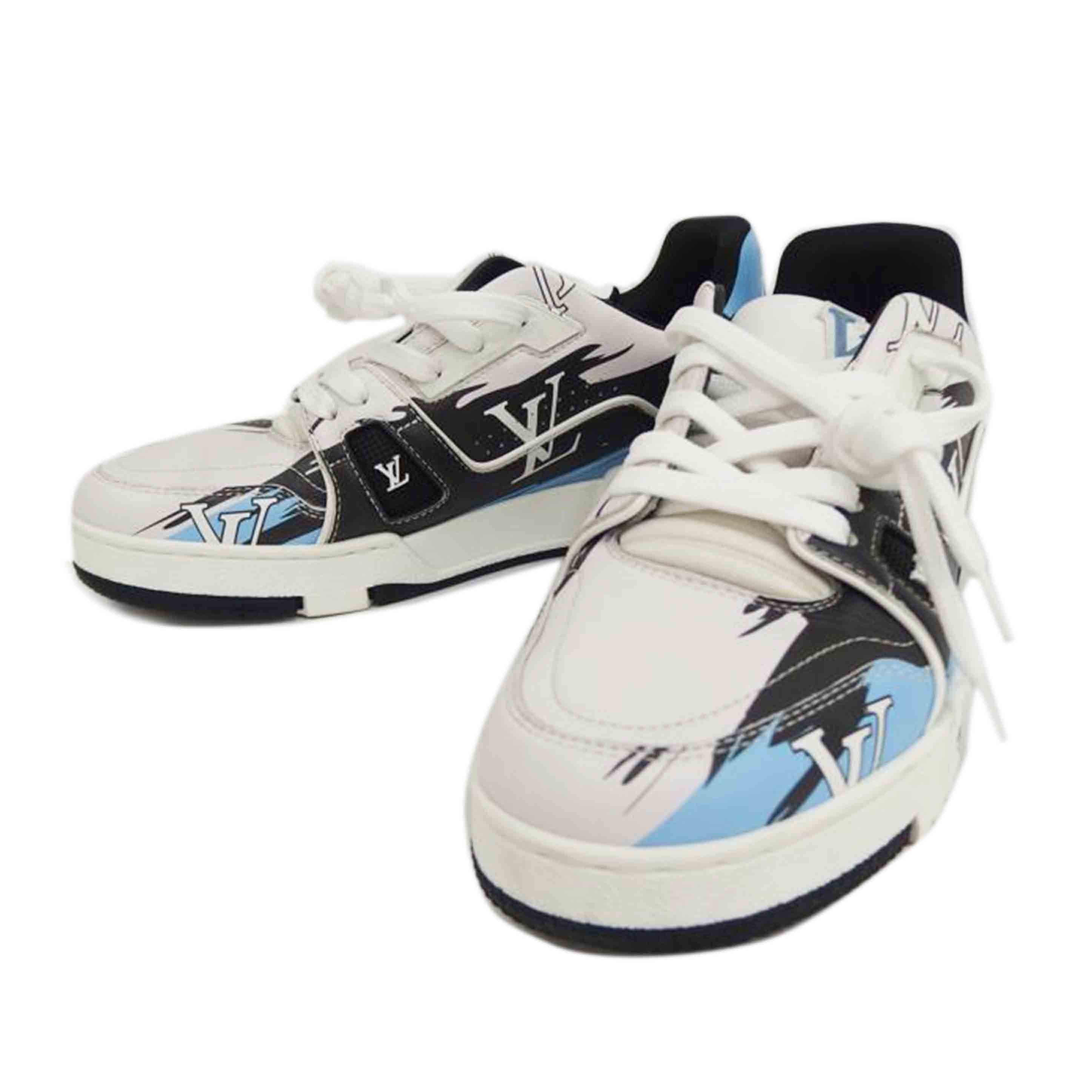 LV ルイヴィトン/◇トレーナラインローカットスニーカー/サイズ約24cm//LD0***/Aランク/82