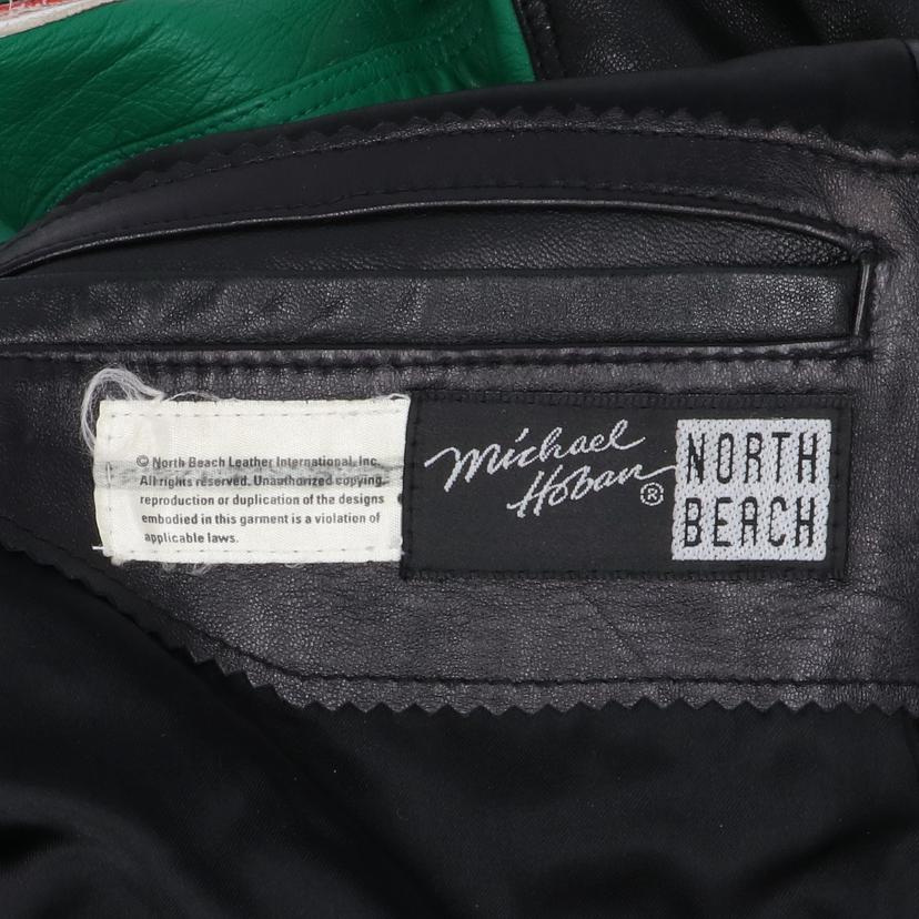 North Beach Leather マイケルホーバン/レア/Michael Hoban/マイケルホーバン/USA ’94 ALL STARS Leather Jacket//XL/ABランク/62