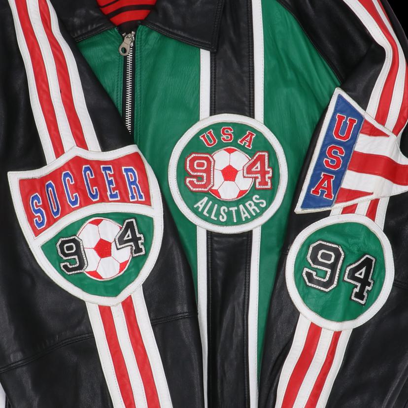 North Beach Leather マイケルホーバン/レア/Michael Hoban/マイケルホーバン/USA ’94 ALL STARS Leather Jacket//XL/ABランク/62