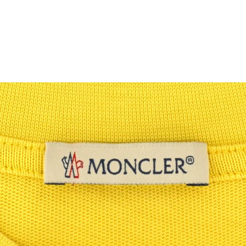 MONCLER モンクレール/ロゴ刺繍Tシャツ(イエロー)//ABランク/75