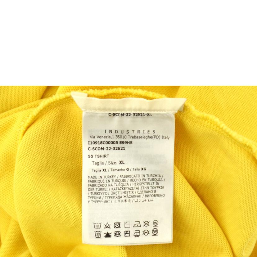 MONCLER モンクレール/ロゴ刺繍Tシャツ(イエロー)//ABランク/75