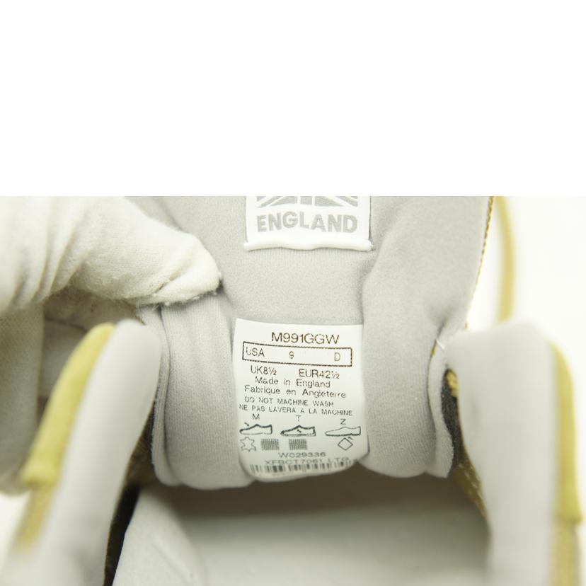 NB ニューバランス/991/グリーン/M991GGW//サイズ:UK表記8 1/2/Aランク/75