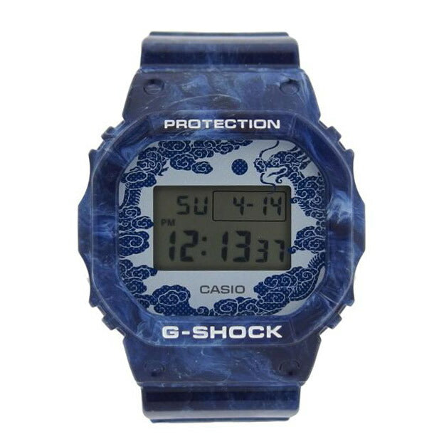 CASIO カシオ/G-SHOCK/WEB限定青花デジタルウォッチ/クォーツ/DW-5600BWP-2DR//SAランク/04
