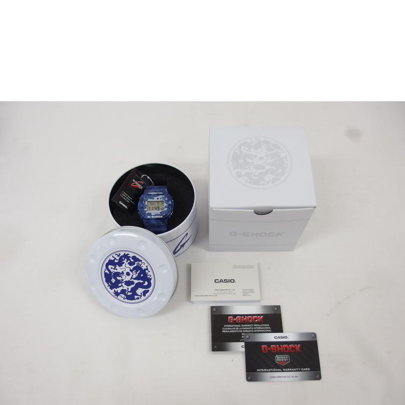 CASIO カシオ/G-SHOCK/WEB限定青花デジタルウォッチ/クォーツ/DW-5600BWP-2DR//SAランク/04