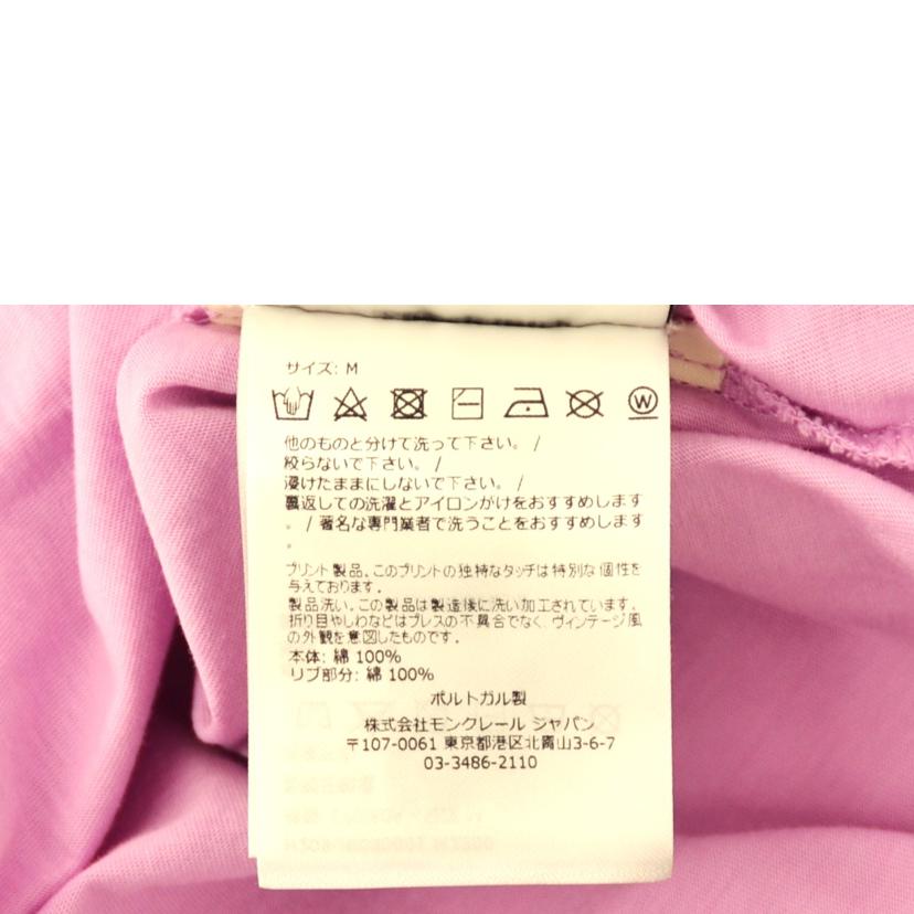 MONCLER×Fragment モンクレール×フラグメント/22AW両面ロゴTシャツ(パープル)//ABランク/75