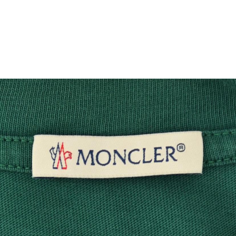 MONCLER モンクレール/両面プリントロゴTシャツ(グリーン)//ABランク/75