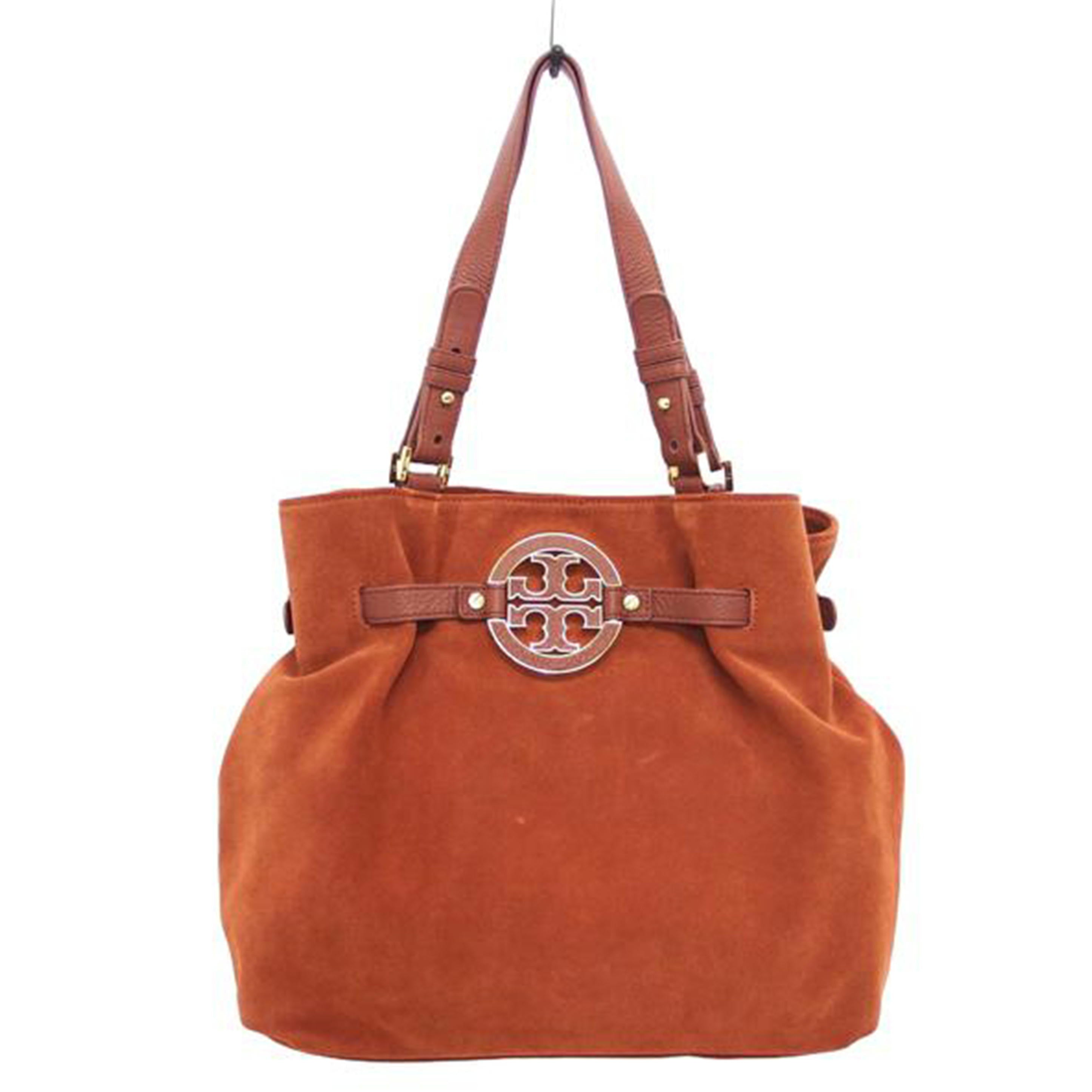 Tory Burch レザー トートバッグ/トリーバーチマグネット式ポケット