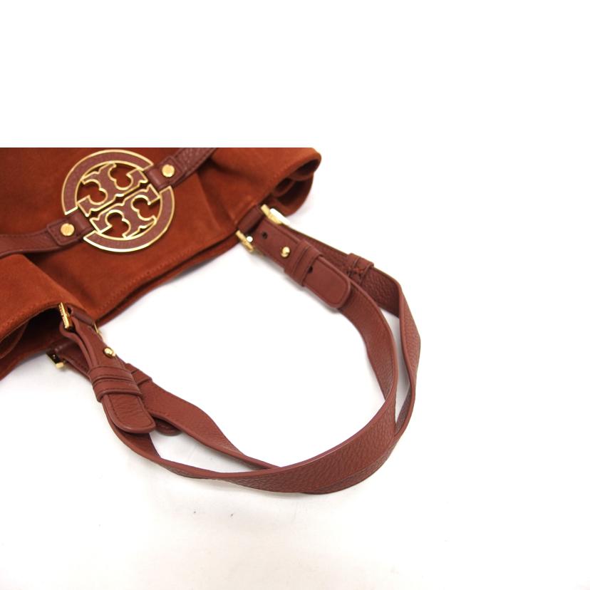 TORY BURCH トリーバーチ /アマンダ/スエードレザートートバッグ/テラコッタ//ABランク/04