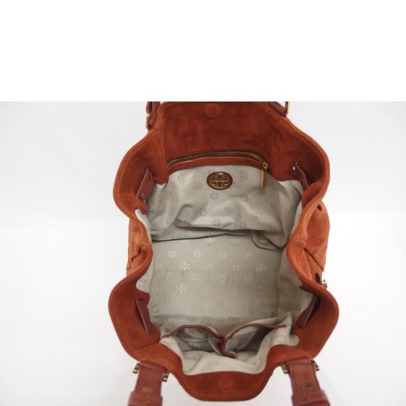 TORY BURCH トリーバーチ /アマンダ/スエードレザートートバッグ/テラコッタ//ABランク/04