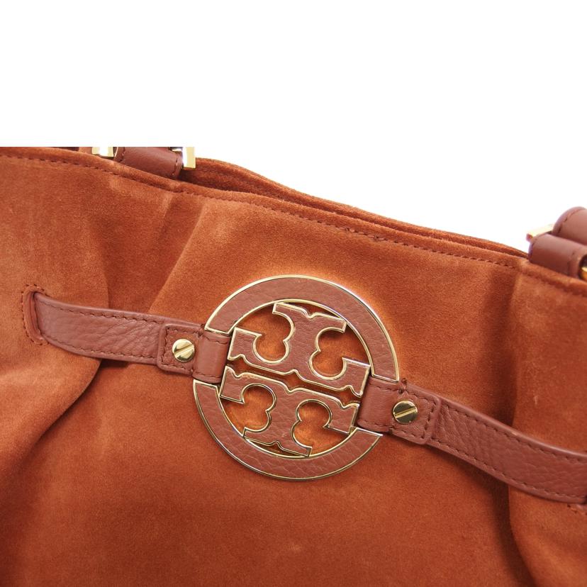 TORY BURCH トリーバーチ /アマンダ/スエードレザートートバッグ/テラコッタ//ABランク/04