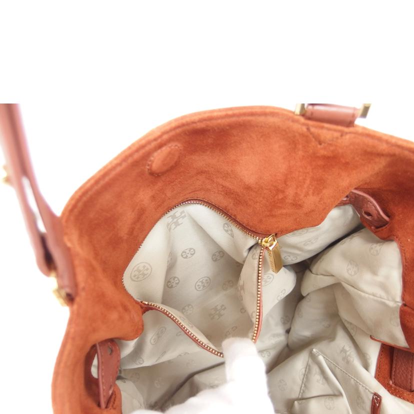 TORY BURCH トリーバーチ /アマンダ/スエードレザートートバッグ/テラコッタ//ABランク/04