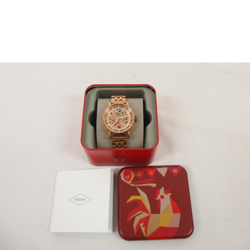 FOSSIL フォッシル/アナログ/スケルトン/自動巻き/ME3065//Bランク/04