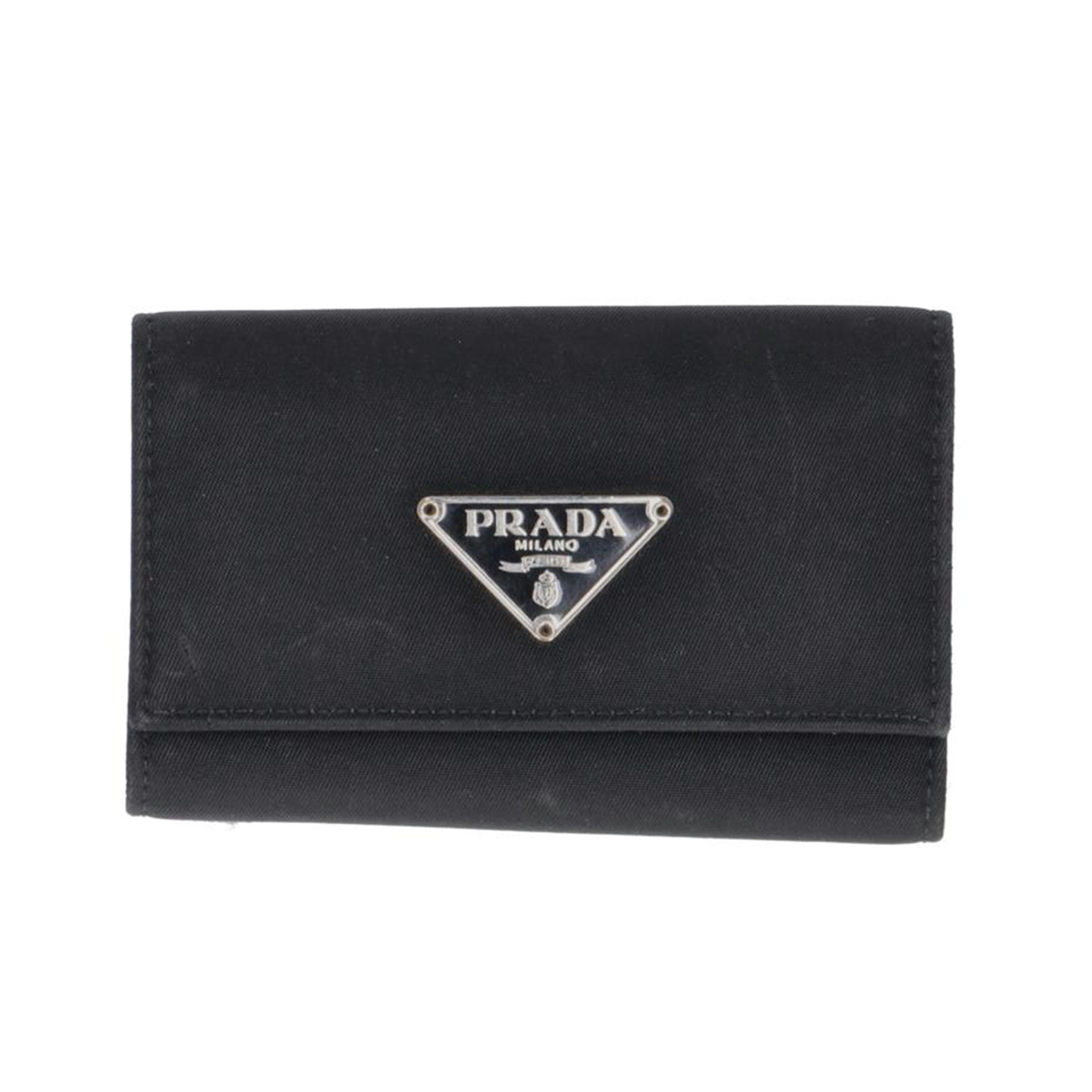 PRADA プラダ　ブラック ナイロン ／レザー　6連キーケース 楽天市場】【未使用保管品】 プラダ PRADA ナイロン レザー 6連