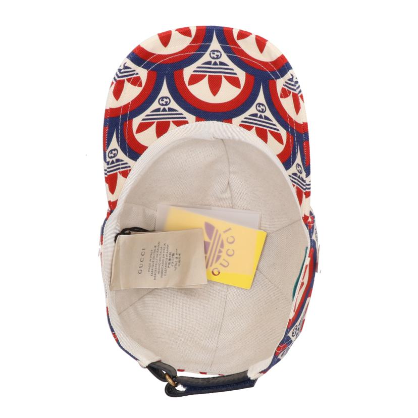 GUCCI グッチ/GUUCI × adidas ベースボールキャップ/696485 4HAQF//サイズ:S(57)/SAランク/91