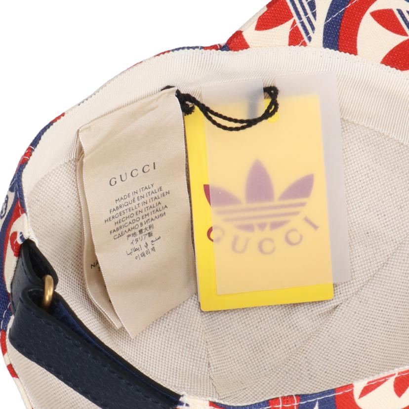 GUCCI グッチ/GUUCI × adidas ベースボールキャップ/696485 4HAQF//サイズ:S(57)/SAランク/91