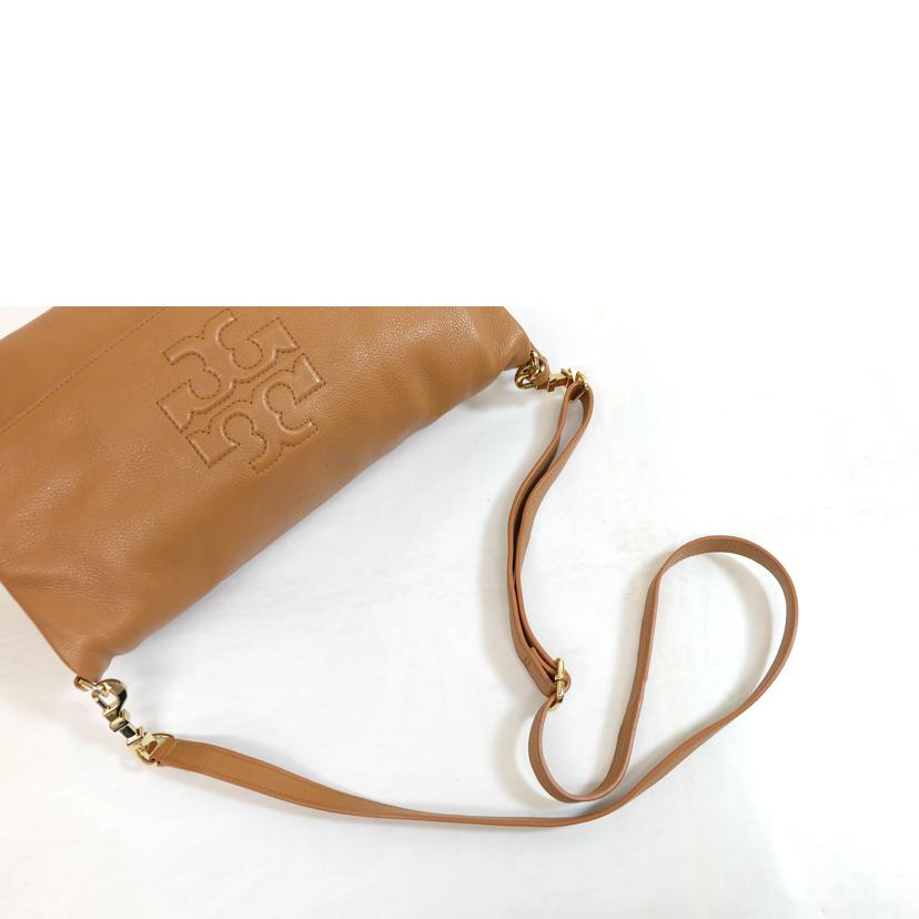 TORY BURCH トリーバーチ/ステッチロゴフリンジタッセルレザーショルダー//Bランク/71