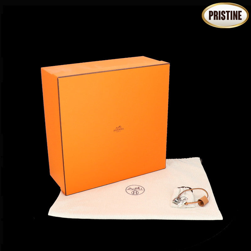 HERMES エルメス/エールバッグジップMM/トワルアッシュ×カーフ/060304CK//口M刻*/SAランク/42