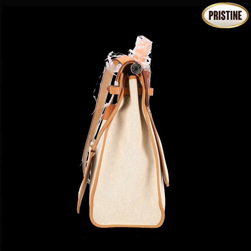 HERMES エルメス/エールバッグジップMM/トワルアッシュ×カーフ/060304CK//口M刻*/SAランク/42