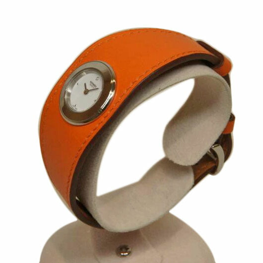 HERMES エルメス/フォーブルマンシェット1Pダイヤ/SSレザー/FG2.110//321****/Aランク/92