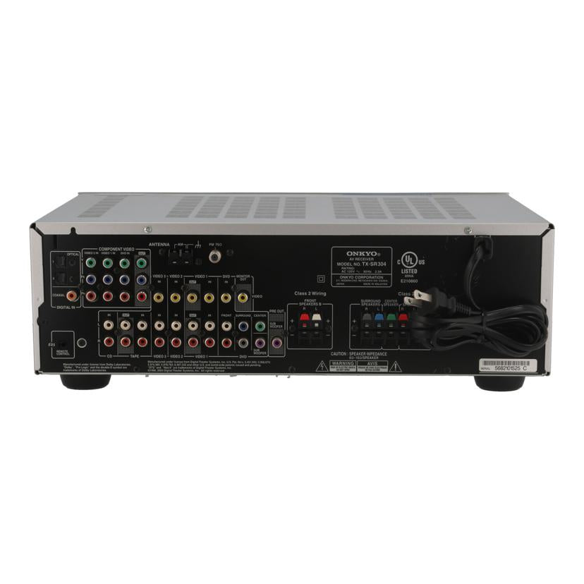 ONKYO オンキヨー /AVアンプ/TX-SR304//5682101525C/Bランク/75