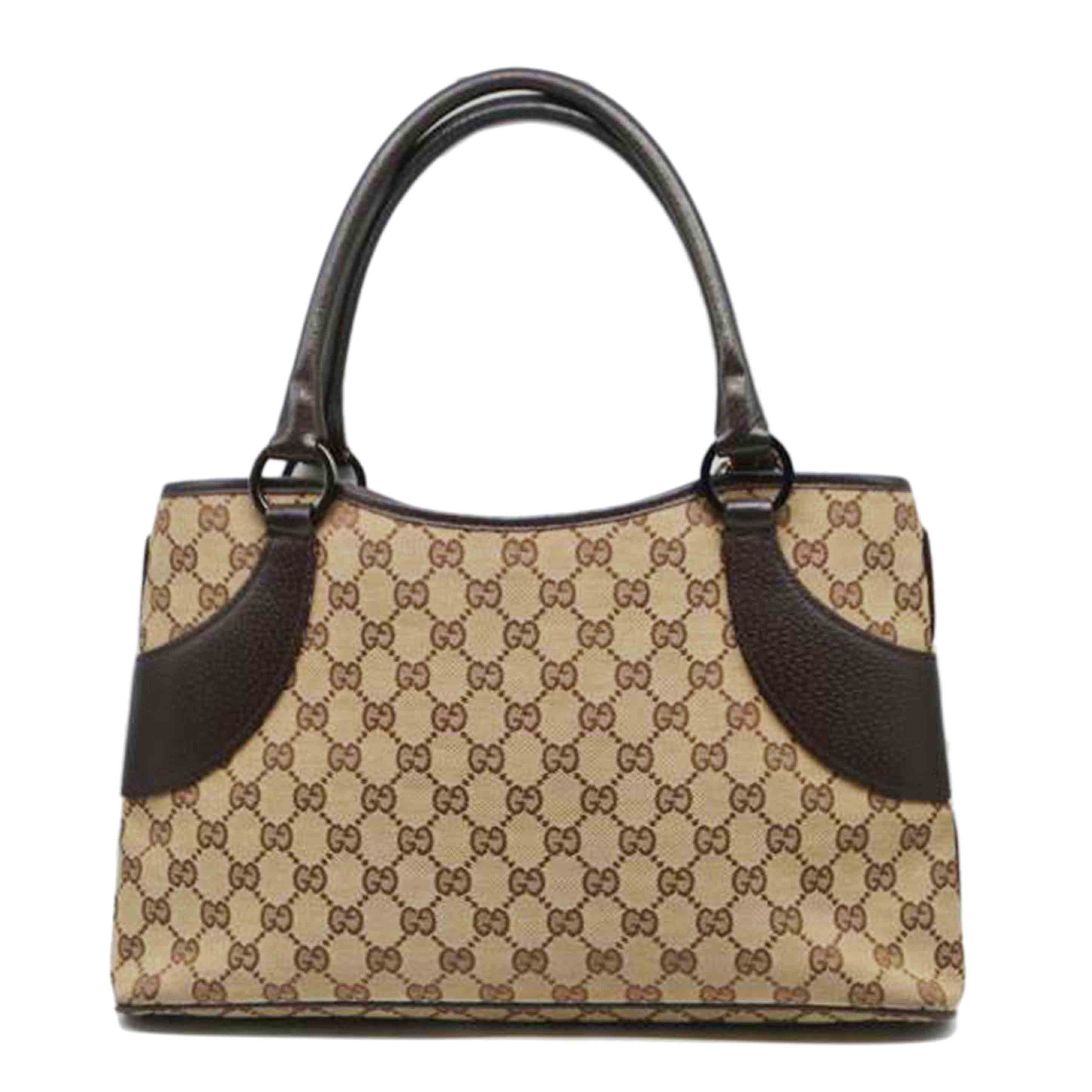 GUCCI グッチ/GGキャンバスレザーハンド/ブラウン/113015//001***/ABランク/89