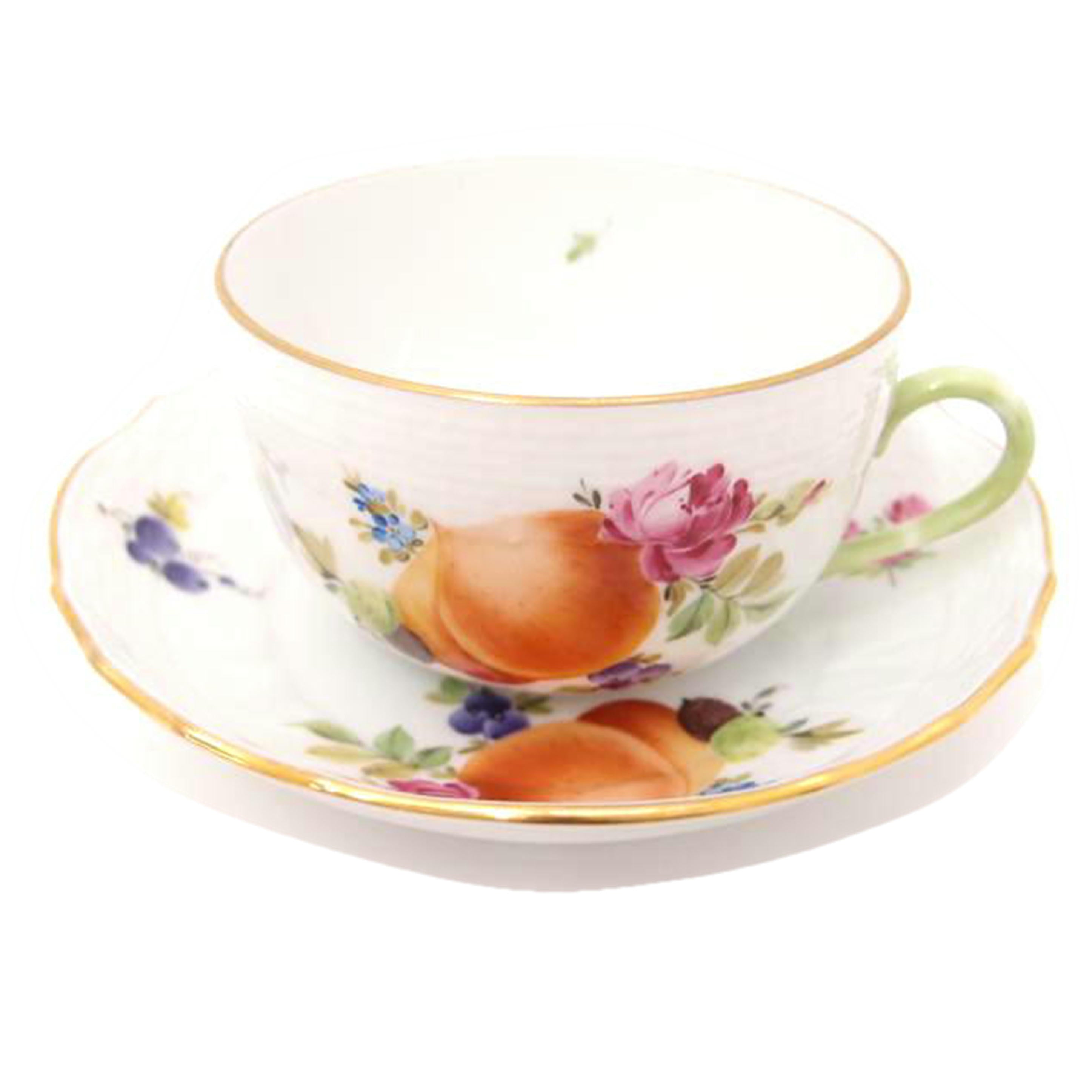 HEREND ヘレンド/HEREND ティーカップ&ソーサー フルーツコンポジション//Aランク/69