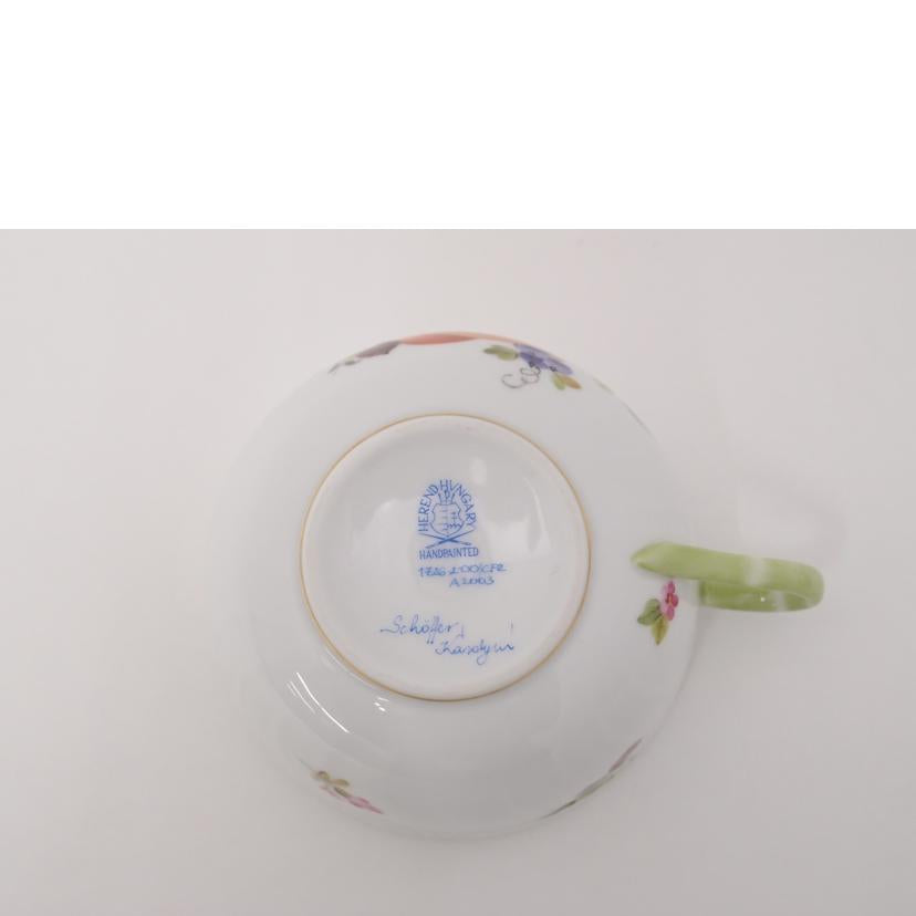 HEREND ヘレンド/HEREND ティーカップ&ソーサー フルーツコンポジション//Aランク/69