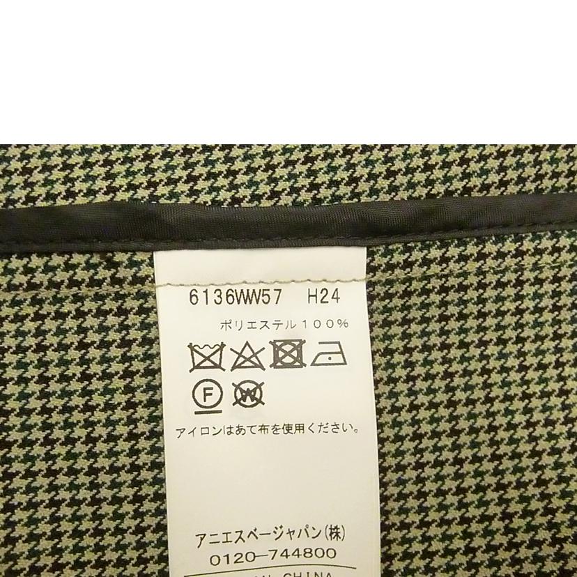 agnes b. アニエスベー/千鳥柄セットアップ/6136WW57//Aランク/88