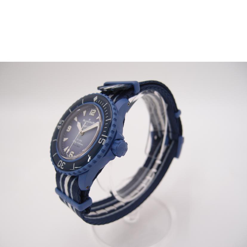 BLANCPAIN×swatch ブランパン×スウォッチ/スキューバ・フィフティファゾムス/アトランティックオーシャン/自動巻き/SO35A100//SAランク/69