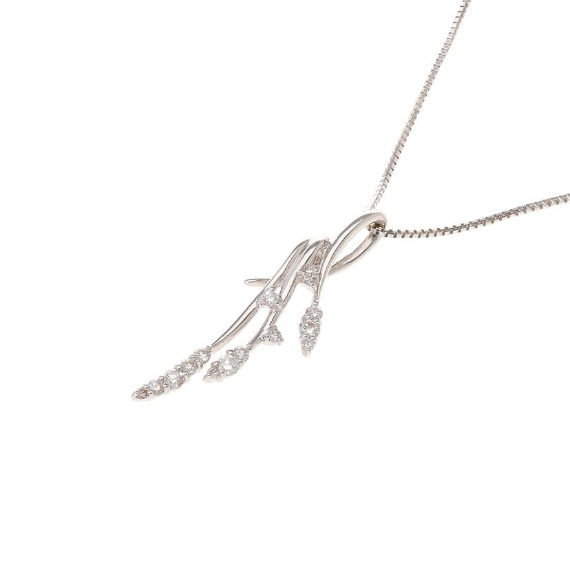 K18WGダイヤネックレス0.30ct//Aランク/64