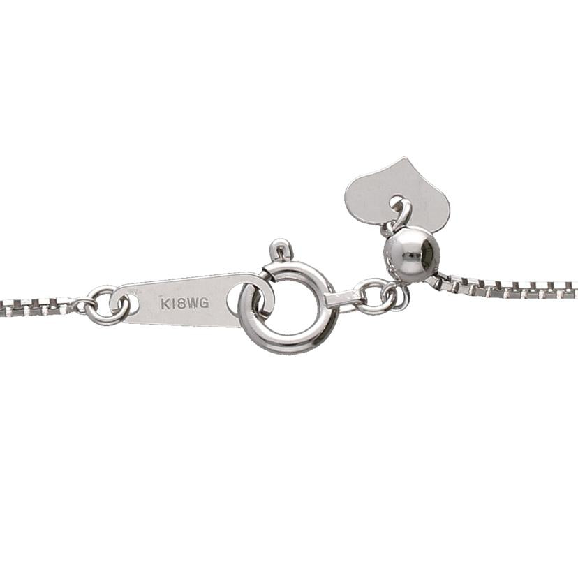 K18WGダイヤネックレス0.30ct//Aランク/64