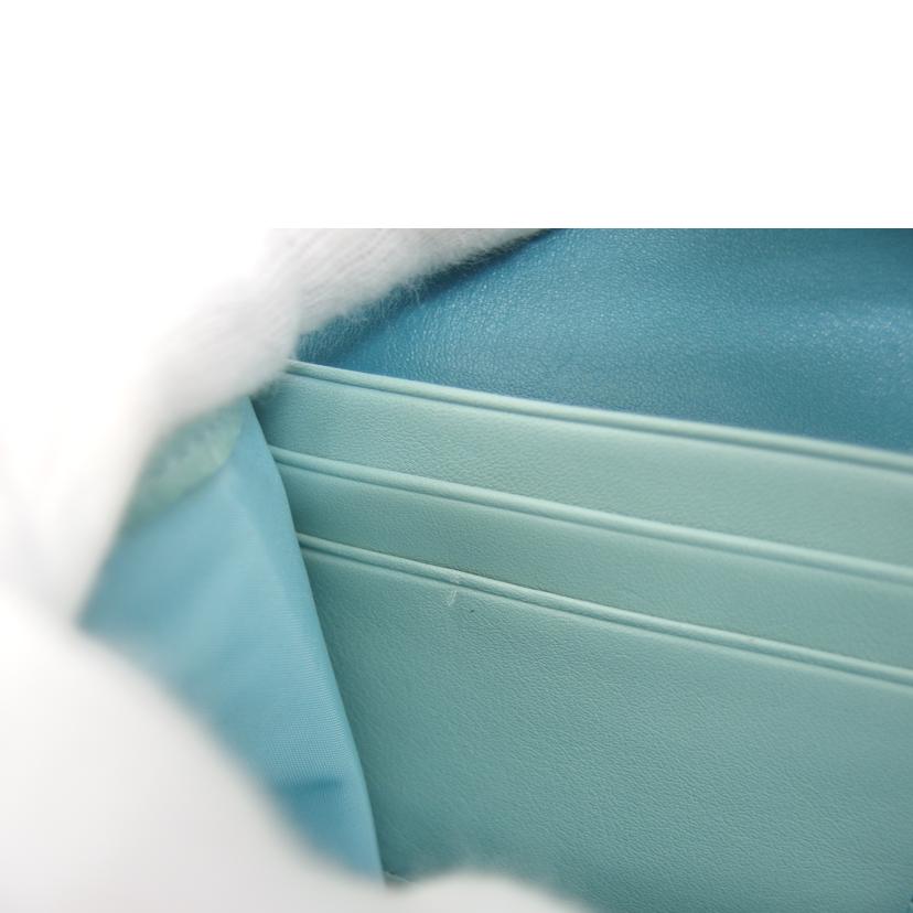 COACH コーチ/レザー二つ折り長財布/ライトブルー//ABランク/04