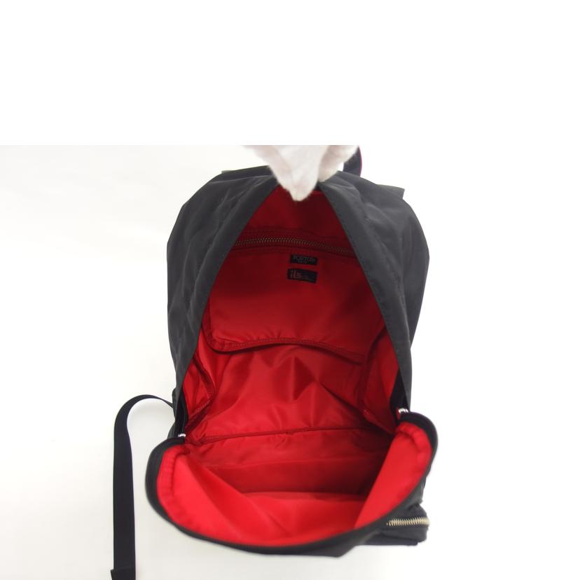 PORTER ポーター/エルファイン/デイバッグ/ブラック×レッド/383-06689//ABランク/04