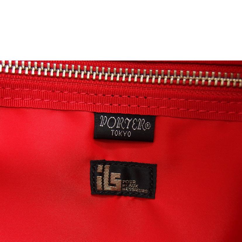 PORTER ポーター/エルファイン/デイバッグ/ブラック×レッド/383-06689//ABランク/04