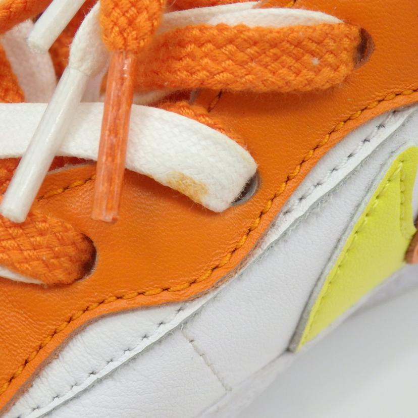 SACAI×NIKE サカイ・ナイキ/BLAZER LOW MAGMA ORANGE/DD1877-100//Bランク/77