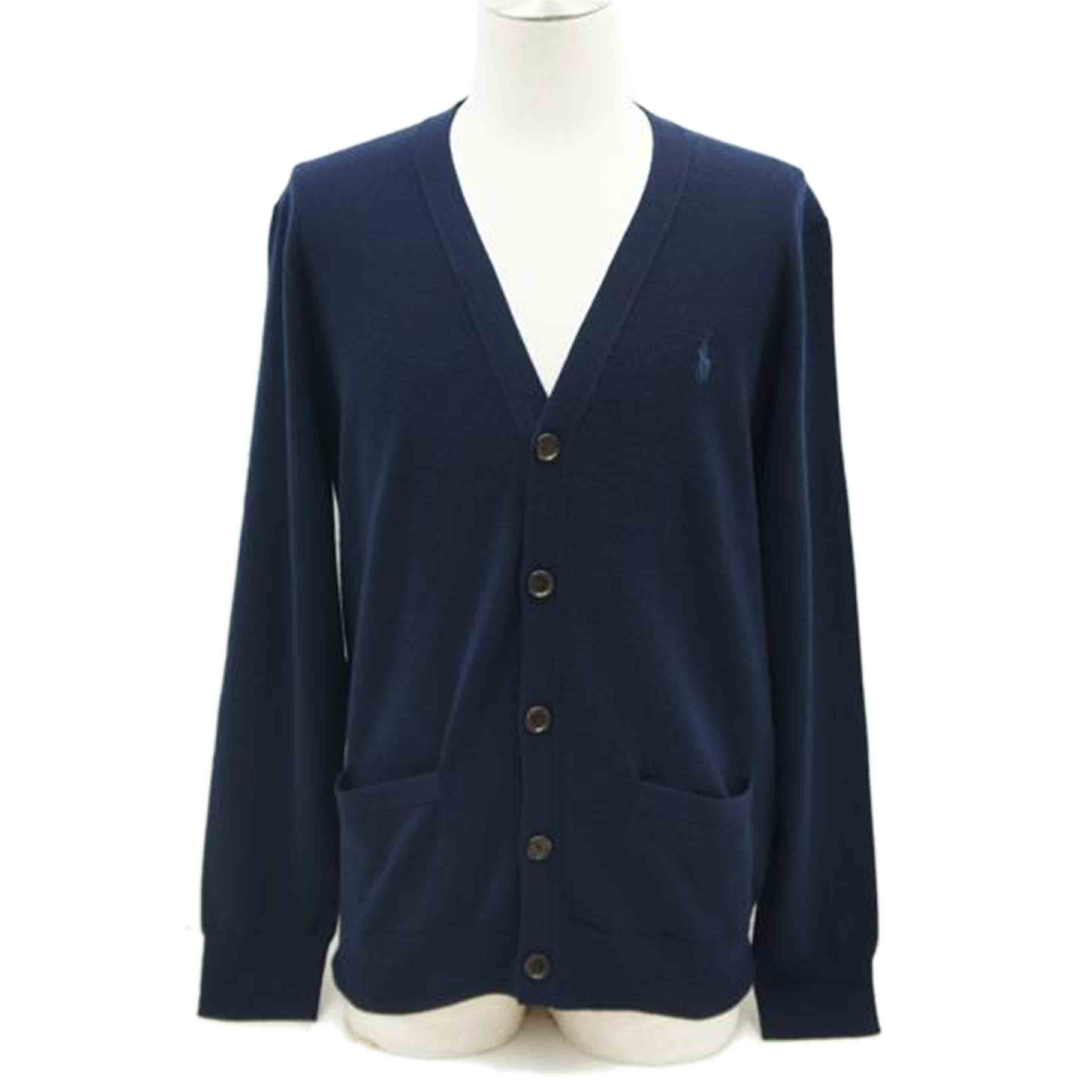 POLO RALPH LAUREN ポロ ラルフローレン/スリムフィットウォッシャブルウールVネックカーディガン/MNPOSWE16822054400//Aランク/09