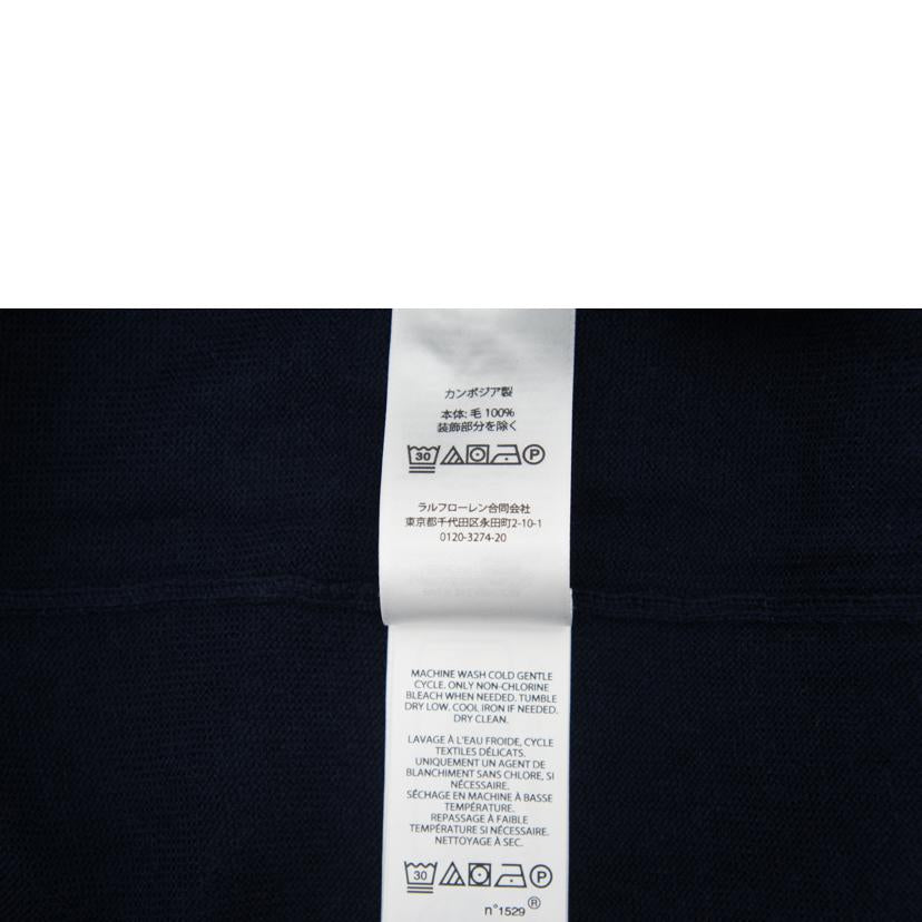 POLO RALPH LAUREN ポロ ラルフローレン/スリムフィットウォッシャブルウールVネックカーディガン/MNPOSWE16822054400//Aランク/09