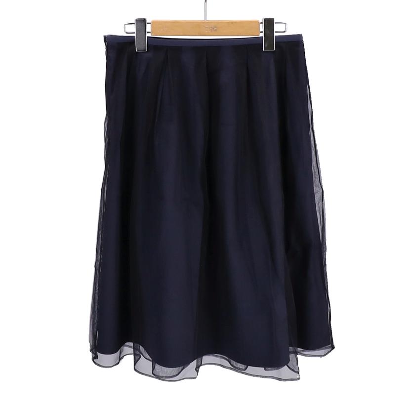 CARA OCRUZ キャラ・オ・クルス/プリーツレーススカート/ネイビー/JS-4600554//2516-50705/ABランク/93