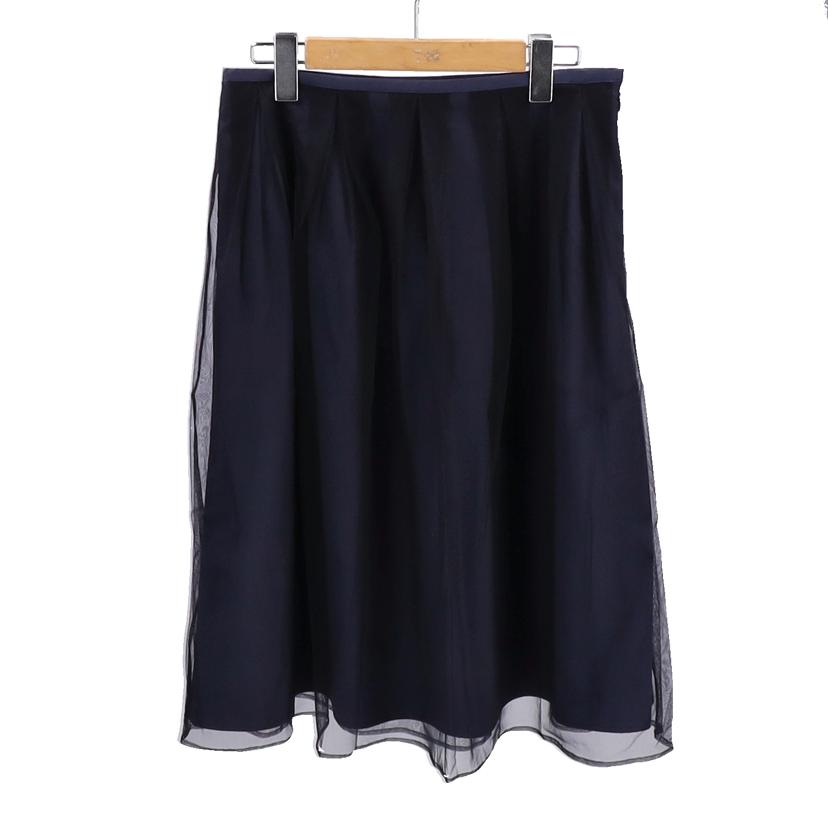 CARA OCRUZ キャラ・オ・クルス/プリーツレーススカート/ネイビー/JS-4600554//2516-50705/ABランク/93