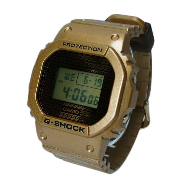 CASIO カシオ/G-SHOCK ゴールドチェーン柄 クオーツ/DWE-5600HG-1JR//Aランク/52