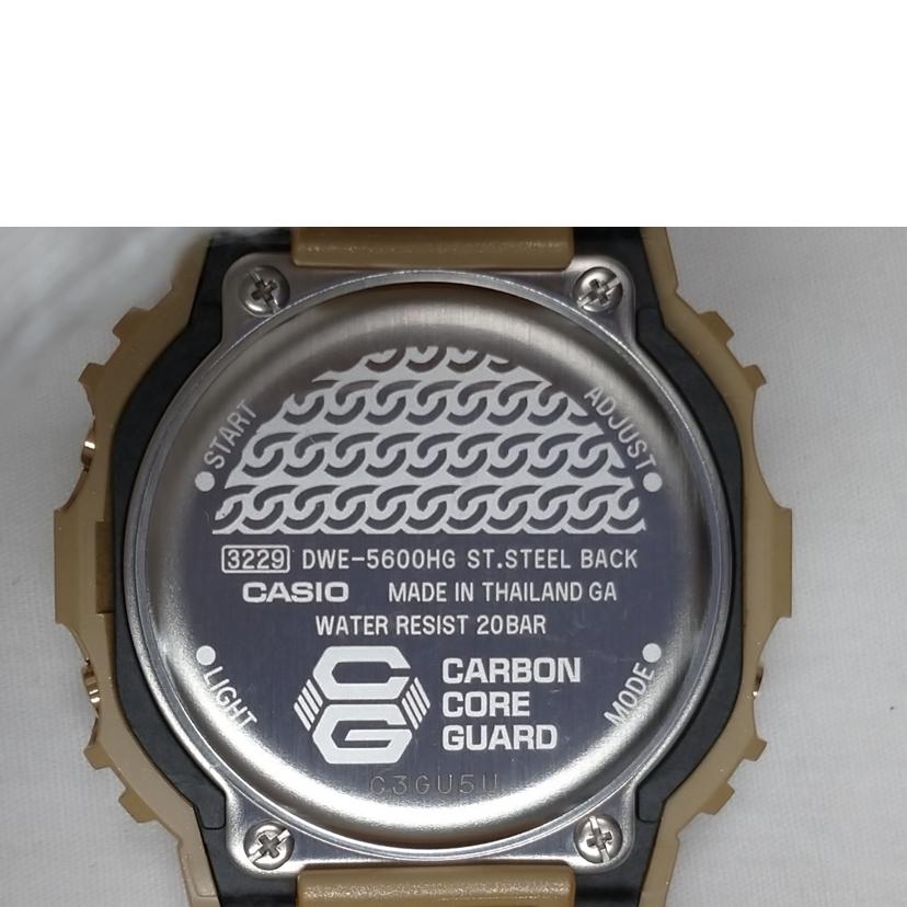 CASIO カシオ/G-SHOCK ゴールドチェーン柄 クオーツ/DWE-5600HG-1JR//Aランク/52