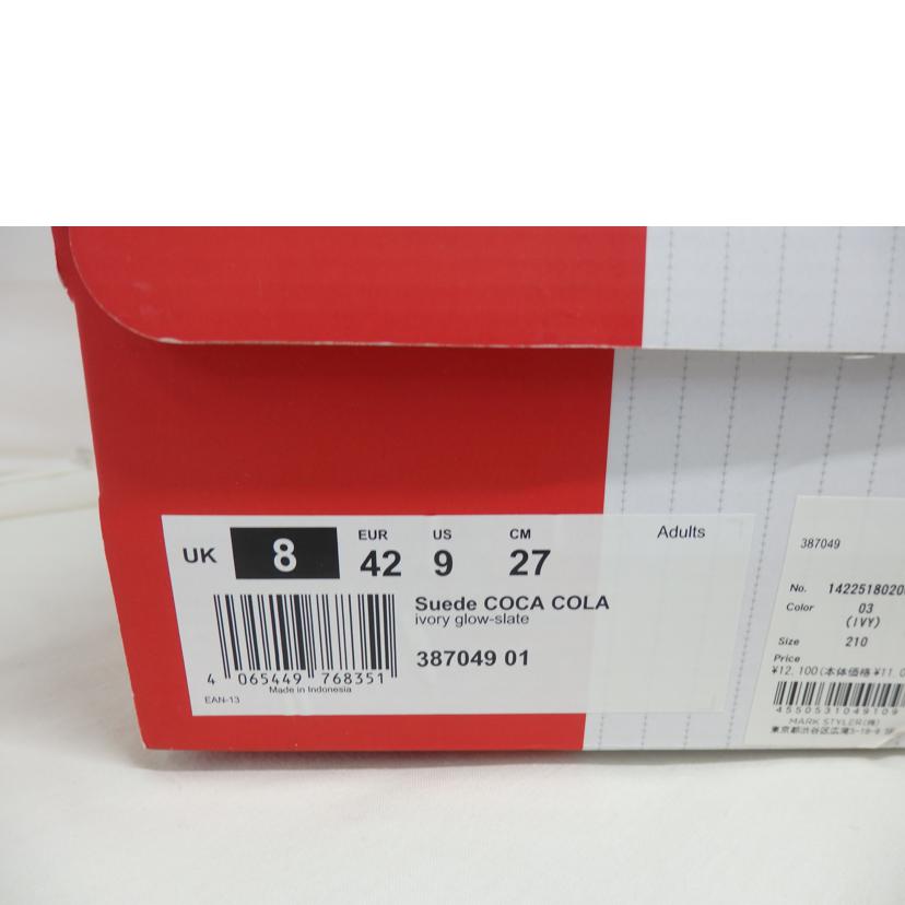 PUMA プーマ/SUEDE COCA COLA/27.0cm/387049-01//Sランク/84