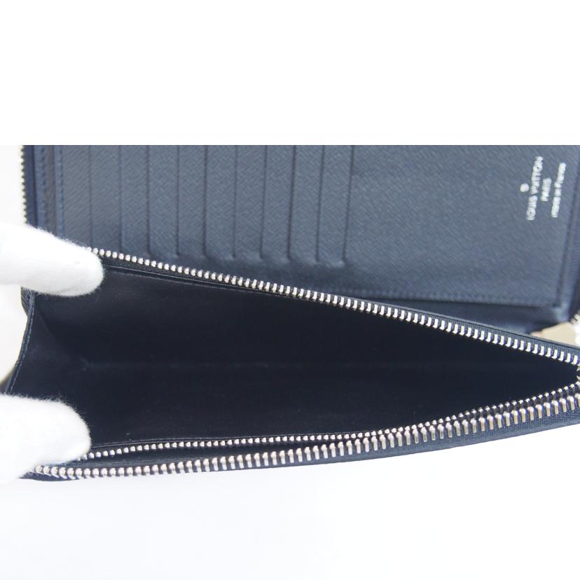LOUIS VUITTON ルイヴィトン/ジッピー・ウォレット/ヴェルティカル/タイガ/ノワール/M30503//RFI*/Aランク/71