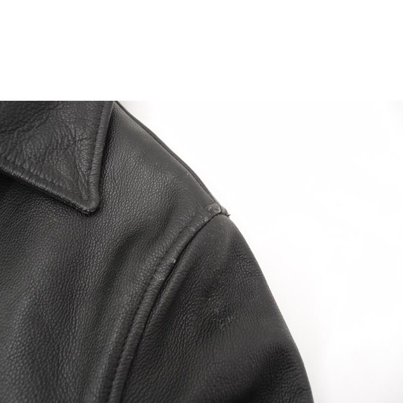 COOL SCAT クールスキャット/シングルレザーライダースJK黒//ABランク/69