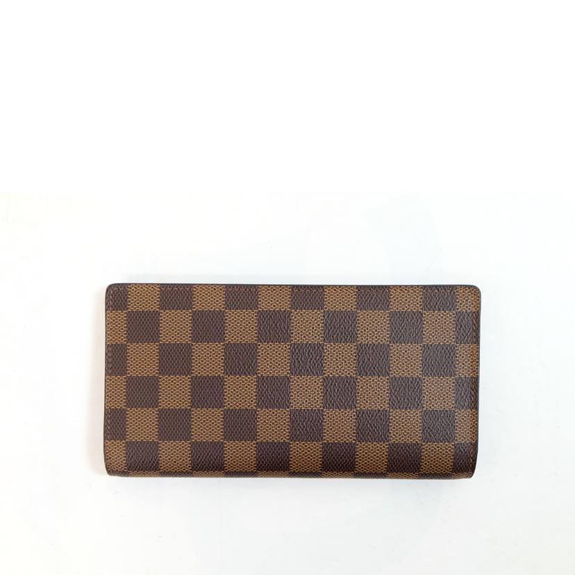 LV ルイヴィトン/ポルトフォイユ・ブラザ/ダミエ/エベヌ/N60017//TA4***/Aランク/71